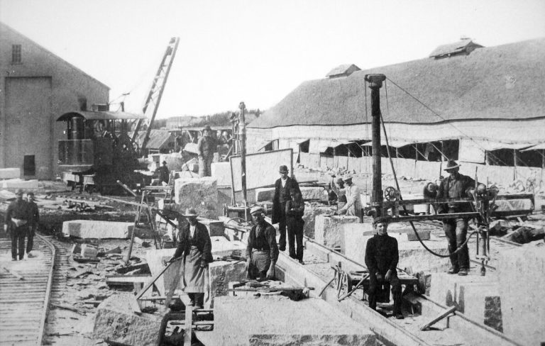 vinalhaven granite work yard