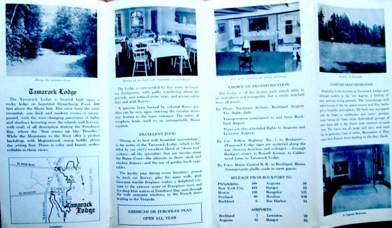 vesper hill tamarack lodge brochure ebay